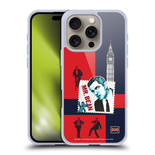 Mr. Bean London Art UK Art Soft Gel Case for Apple iPhone 16 Pro