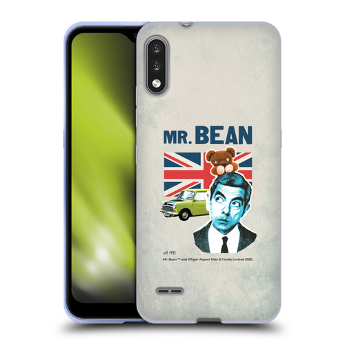 Mr. Bean London Art With Teddy Soft Gel Case for LG K22