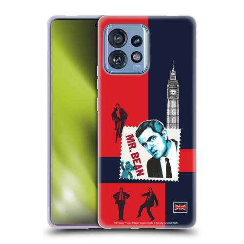 Mr. Bean London Art UK Art Soft Gel Case for Motorola Moto Edge 40 Pro/Plus 2023