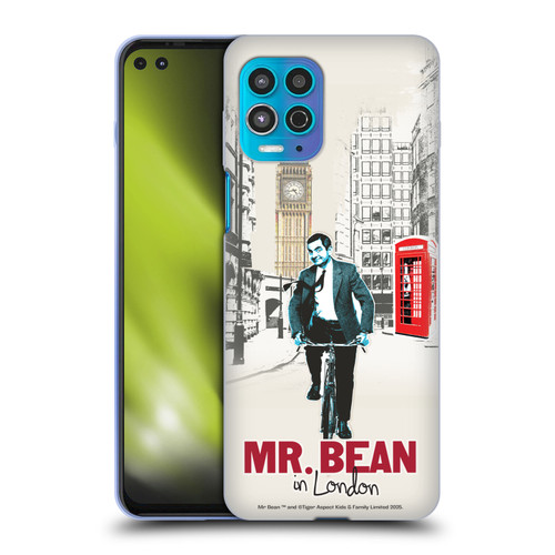 Mr. Bean London Art In London Soft Gel Case for Motorola Moto G100