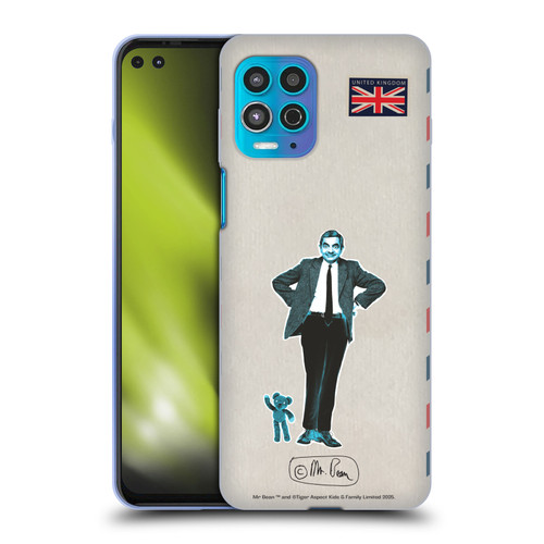 Mr. Bean London Art Postcard Soft Gel Case for Motorola Moto G100 Mr. Bean London Art Postcard Soft Gel Case for Motorola Moto G100