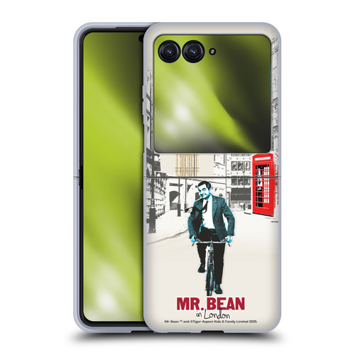 Mr. Bean London Art In London Soft Gel Case for Motorola Razr 40 Ultra / Razr+ 2023