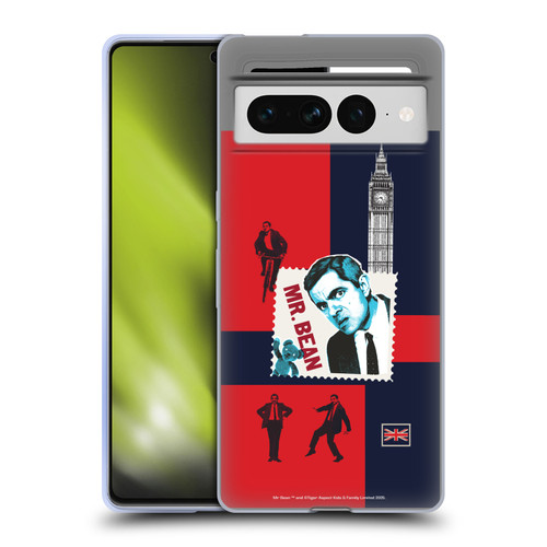 Mr. Bean London Art UK Art Soft Gel Case for Google Pixel 7 Pro