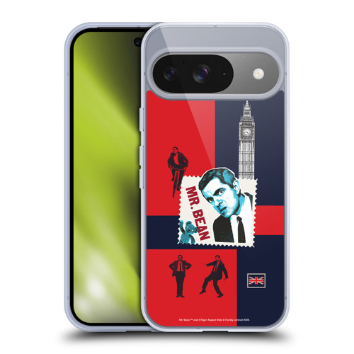 Mr. Bean London Art UK Art Soft Gel Case for Google Pixel 9 / Pixel 9 Pro