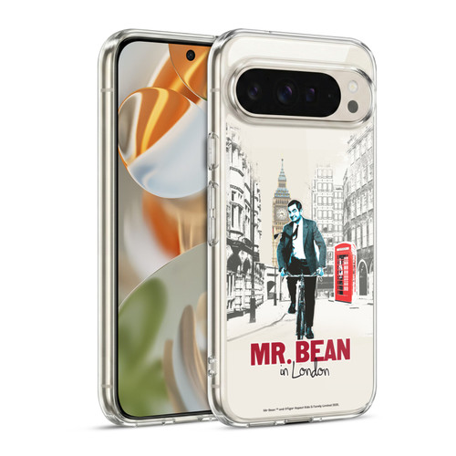 Mr. Bean London Art In London Soft Gel Case for Google Pixel 9 / Pixel 9 Pro