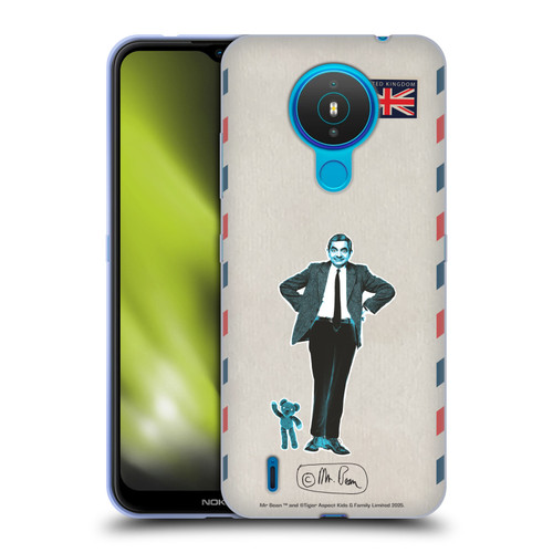 Mr. Bean London Art Postcard Soft Gel Case for Nokia 1.4