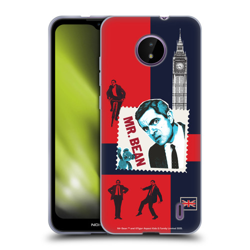 Mr. Bean London Art UK Art Soft Gel Case for Nokia C10 / C20