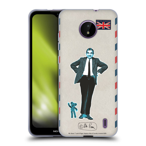Mr. Bean London Art Postcard Soft Gel Case for Nokia C10 / C20