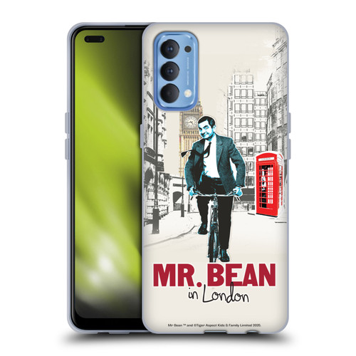 Mr. Bean London Art In London Soft Gel Case for OPPO Reno 4 5G