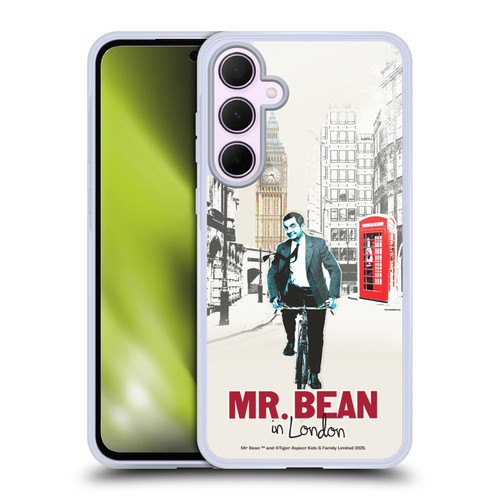 Mr. Bean London Art In London Soft Gel Case for Samsung Galaxy A35 5G
