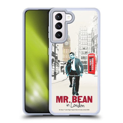 Mr. Bean London Art In London Soft Gel Case for Samsung Galaxy S21 5G