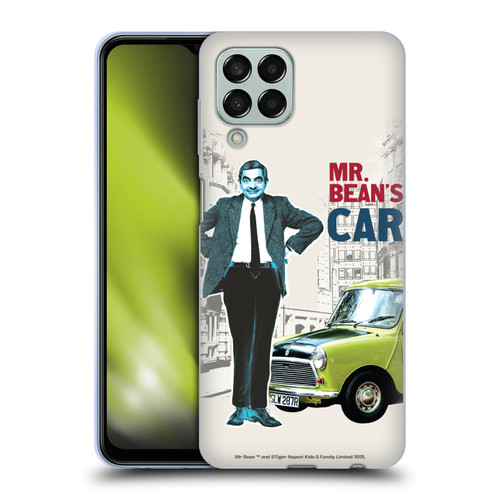 Mr. Bean London Art With Car Soft Gel Case for Samsung Galaxy M33 (2022)