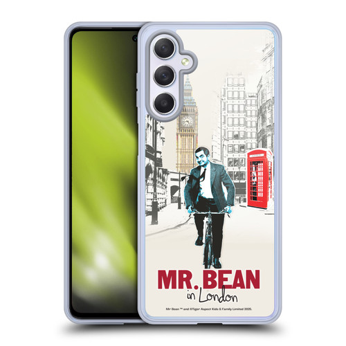 Mr. Bean London Art In London Soft Gel Case for Samsung Galaxy M54 5G