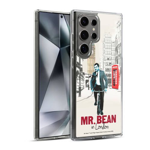 Mr. Bean London Art In London Soft Gel Case for Samsung Galaxy S24 Ultra 5G & MagSafe