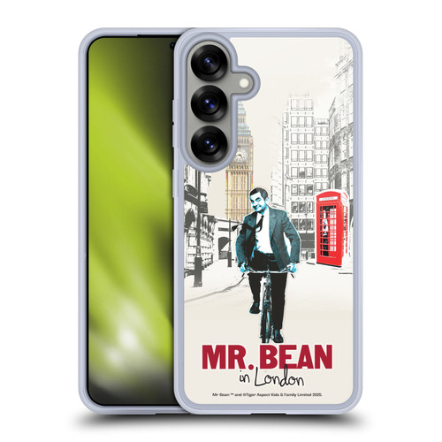 Mr. Bean London Art In London Soft Gel Case for Samsung Galaxy S25+