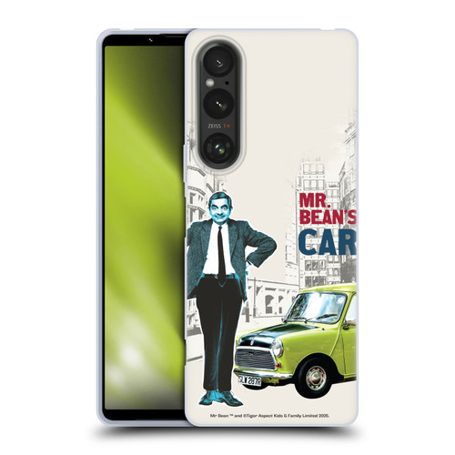 Mr. Bean London Art With Car Soft Gel Case for Sony Xperia 1 V 5G