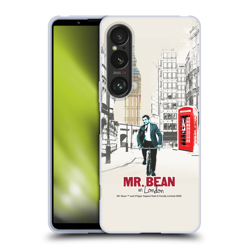 Mr. Bean London Art In London Soft Gel Case for Sony Xperia 1 VI 5G