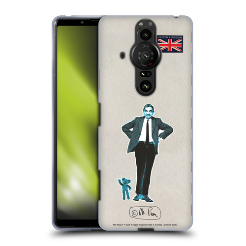 Mr. Bean London Art Postcard Soft Gel Case for Sony Xperia Pro-I Mr. Bean London Art Postcard Soft Gel Case for Sony Xperia Pro-I