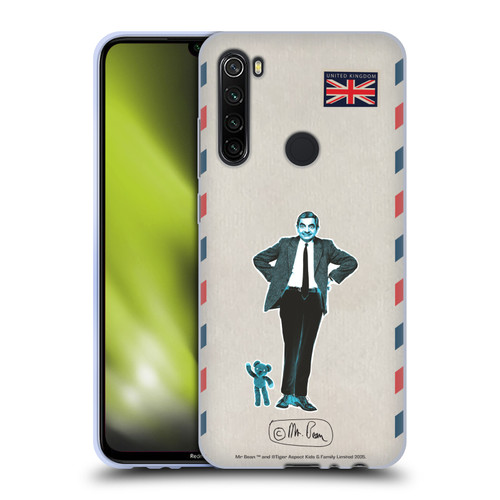 Mr. Bean London Art Postcard Soft Gel Case for Xiaomi Redmi Note 8T