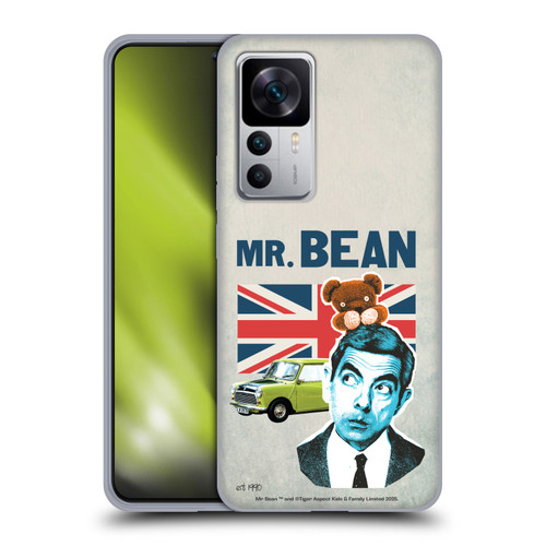 Mr. Bean London Art With Teddy Soft Gel Case for Xiaomi 12T 5G / 12T Pro 5G / Redmi K50 Ultra 5G