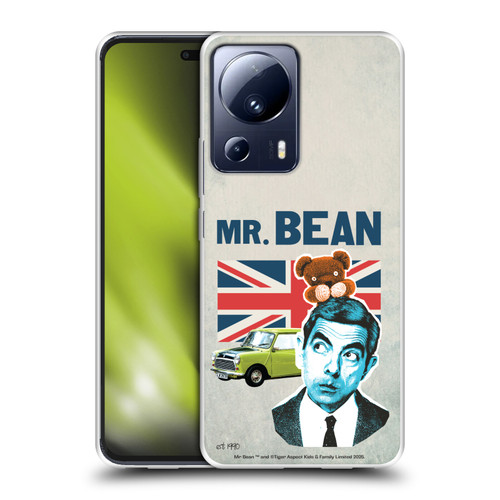 Mr. Bean London Art With Teddy Soft Gel Case for Xiaomi 13 Lite 5G