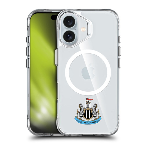 Newcastle United Football Club Logo Icon Crest Minimalist SHOCKPROOF BUMPER CASE COMPATIBLE WITH Apple iPhone 16 & MAGSAFE