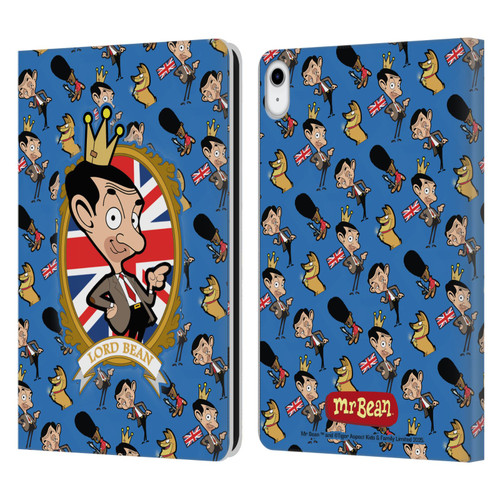 Mr. Bean: The Animated Series Graphic Art Royal Bean Leather Book Wallet Case Cover For Apple iPad 10.9 2022/2025 Mr. Bean: The Animated Series Graphic Art Royal Bean Leather Book Wallet Case Cover For Apple iPad 10.9 2022/2025
