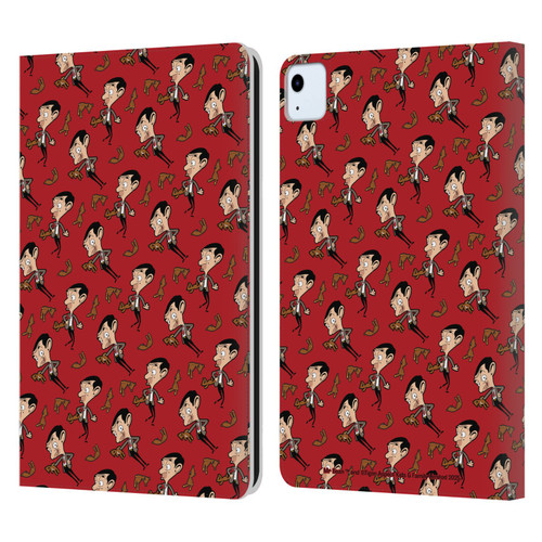 Mr. Bean: The Animated Series Graphic Art Teddy Pattern Leather Book Wallet Case Cover For Apple iPad Air 11 2020/2022/2024/2025