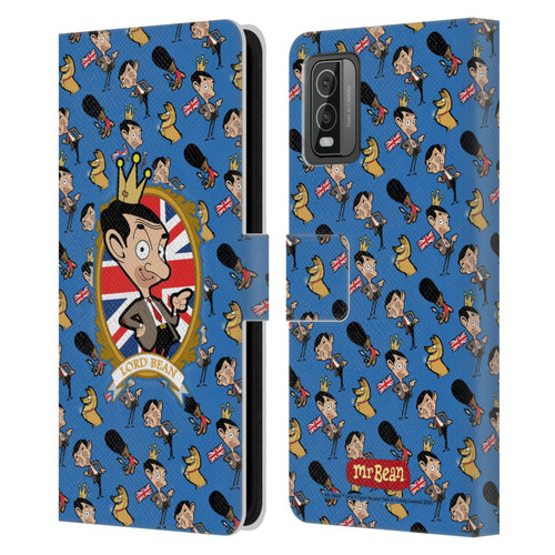 Mr. Bean: The Animated Series Graphic Art Royal Bean Leather Book Wallet Case Cover For Nokia C210