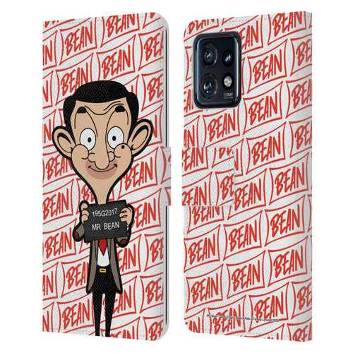 Mr. Bean: The Animated Series Graphic Art Photograph Leather Book Wallet Case Cover For Motorola Moto Edge 40 Pro/Plus 2023