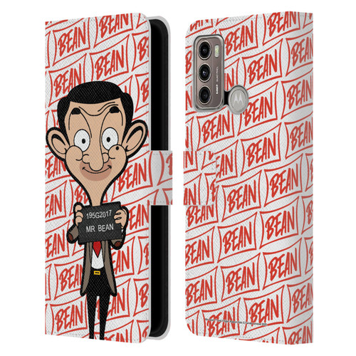Mr. Bean: The Animated Series Graphic Art Photograph Leather Book Wallet Case Cover For Motorola Moto G60 / Moto G40 Fusion