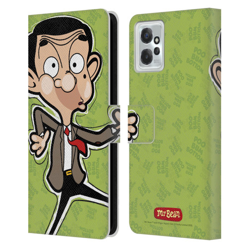 Mr. Bean: The Animated Series Graphic Art Face Leather Book Wallet Case Cover For Motorola Moto G Power (2023)