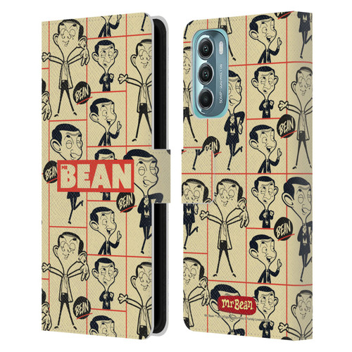 Mr. Bean: The Animated Series Graphic Art Collage Leather Book Wallet Case Cover For Motorola Moto G Stylus 5G (2022)