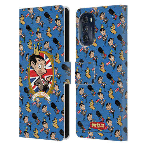 Mr. Bean: The Animated Series Graphic Art Royal Bean Leather Book Wallet Case Cover For Motorola Moto G (2022) Mr. Bean: The Animated Series Graphic Art Royal Bean Leather Book Wallet Case Cover For Motorola Moto G (2022)