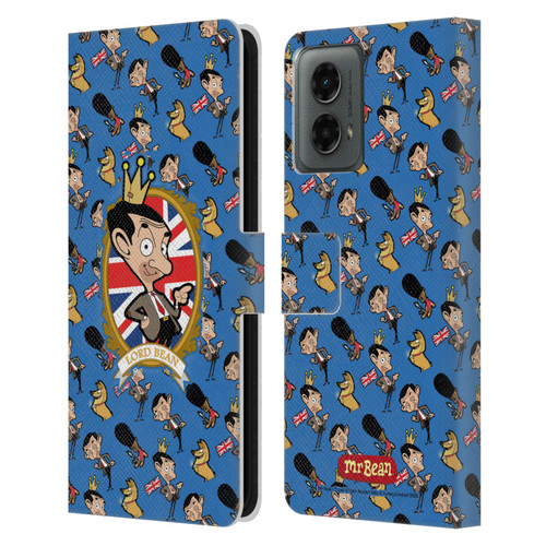 Mr. Bean: The Animated Series Graphic Art Royal Bean Leather Book Wallet Case Cover For Motorola Moto G (2024) Mr. Bean: The Animated Series Graphic Art Royal Bean Leather Book Wallet Case Cover For Motorola Moto G (2024)