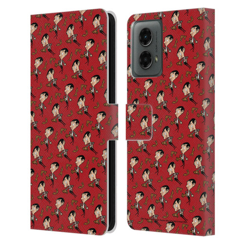 Mr. Bean: The Animated Series Graphic Art Teddy Pattern Leather Book Wallet Case Cover For Motorola Moto G (2024) Mr. Bean: The Animated Series Graphic Art Teddy Pattern Leather Book Wallet Case Cover For Motorola Moto G (2024)