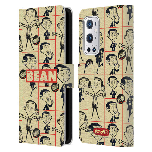 Mr. Bean: The Animated Series Graphic Art Collage Leather Book Wallet Case Cover For OnePlus 9 Pro