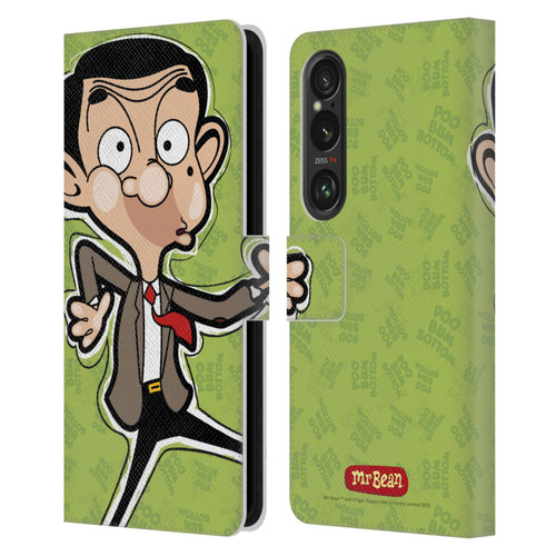 Mr. Bean: The Animated Series Graphic Art Face Leather Book Wallet Case Cover For Sony Xperia 1 VI 5G Mr. Bean: The Animated Series Graphic Art Face Leather Book Wallet Case Cover For Sony Xperia 1 VI 5G