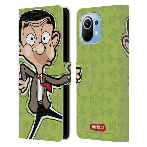 Mr. Bean: The Animated Series Graphic Art Face Leather Book Wallet Case Cover For Xiaomi Mi 11