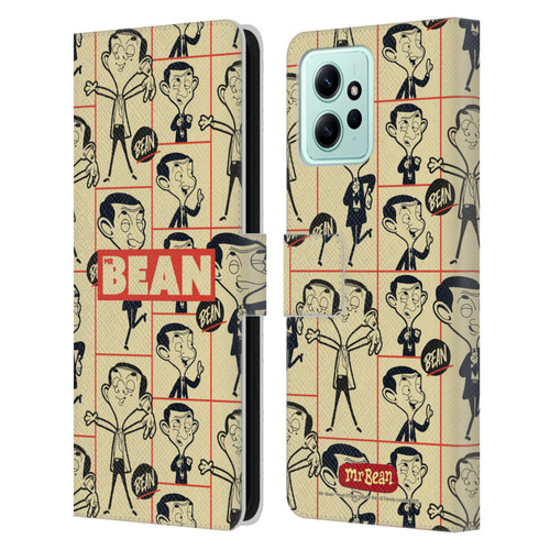 Mr. Bean: The Animated Series Graphic Art Collage Leather Book Wallet Case Cover For Xiaomi Redmi 12
