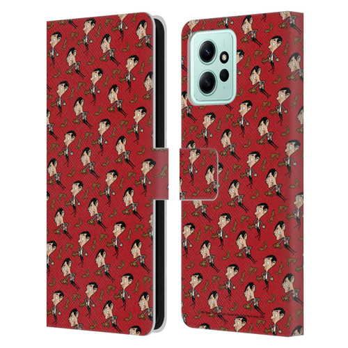 Mr. Bean: The Animated Series Graphic Art Teddy Pattern Leather Book Wallet Case Cover For Xiaomi Redmi 12