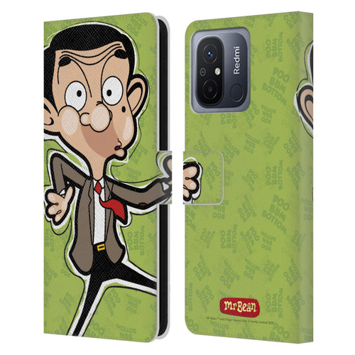 Mr. Bean: The Animated Series Graphic Art Face Leather Book Wallet Case Cover For Xiaomi Redmi 12C