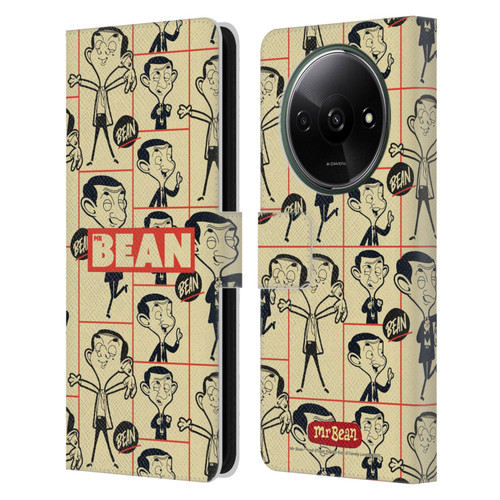 Mr. Bean: The Animated Series Graphic Art Collage Leather Book Wallet Case Cover For Xiaomi Redmi A3