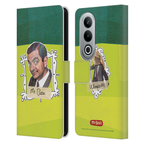 Mr. Bean Doodle Art Portrait Leather Book Wallet Case Cover For OPPO OnePlus Ace 3V 5G