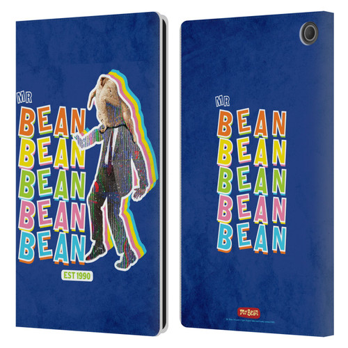 Mr. Bean Graphic Art Turkey Leather Book Wallet Case Cover For Amazon Fire Max 11 2023
