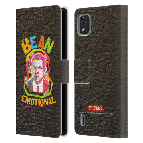 Mr. Bean Graphic Art Bean Emotional Leather Book Wallet Case Cover For Nokia C2 2nd Edition