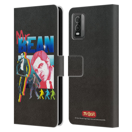 Mr. Bean Graphic Art Bike Leather Book Wallet Case Cover For Nokia C210