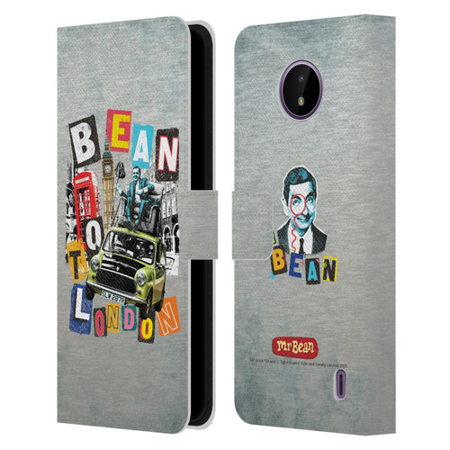 Mr. Bean Graphic Art Bean To London Leather Book Wallet Case Cover For Nokia C10 / C20