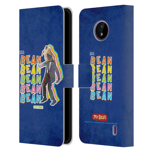 Mr. Bean Graphic Art Turkey Leather Book Wallet Case Cover For Nokia C10 / C20