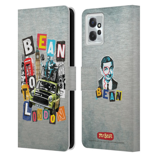 Mr. Bean Graphic Art Bean To London Leather Book Wallet Case Cover For Motorola Moto G Power (2023)